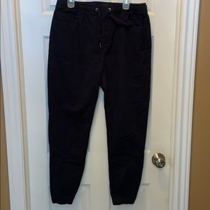 Men’s black joggers, new without tags